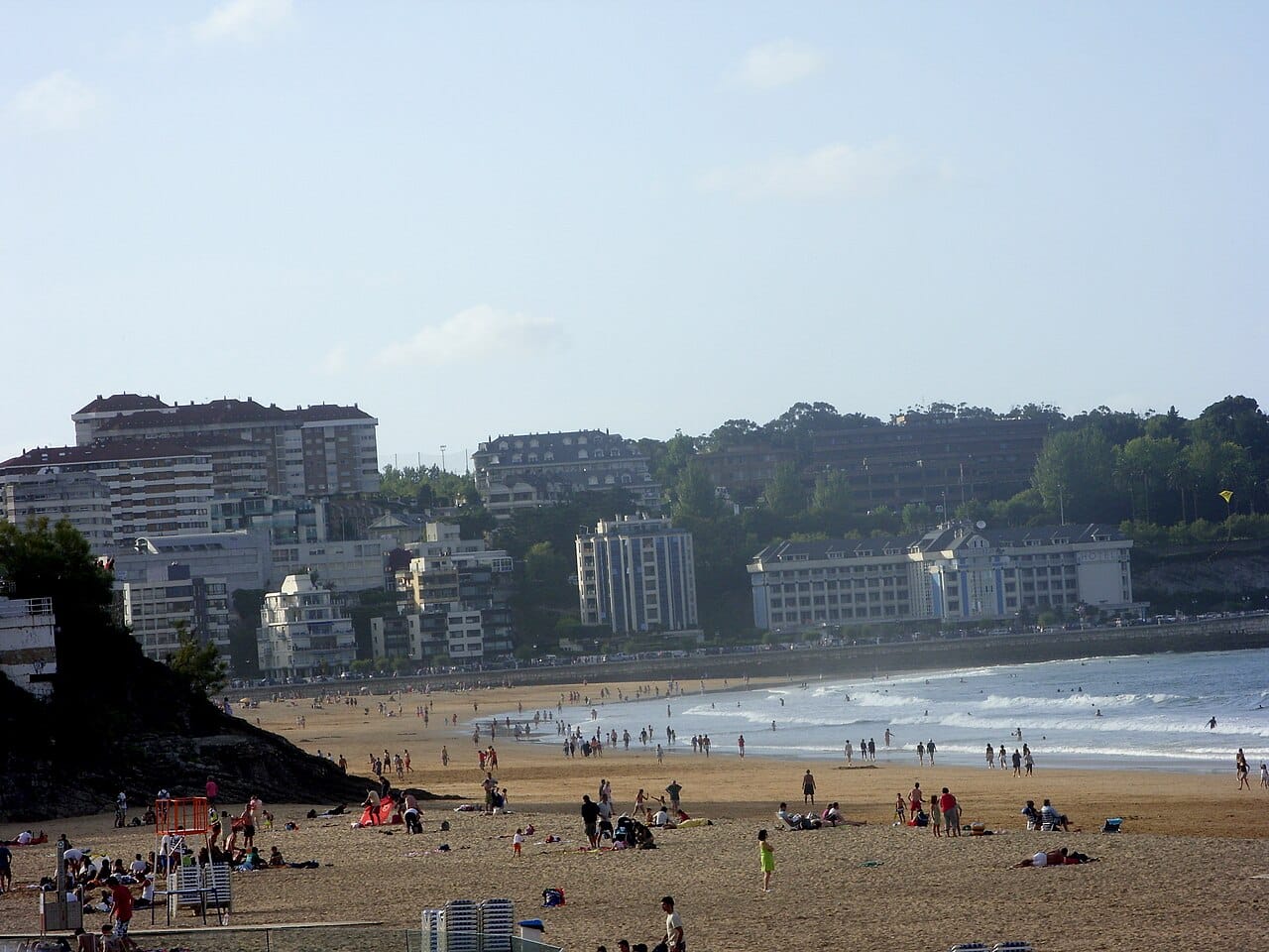 Playa del Sardinero in Santander, Cantabria, Spain