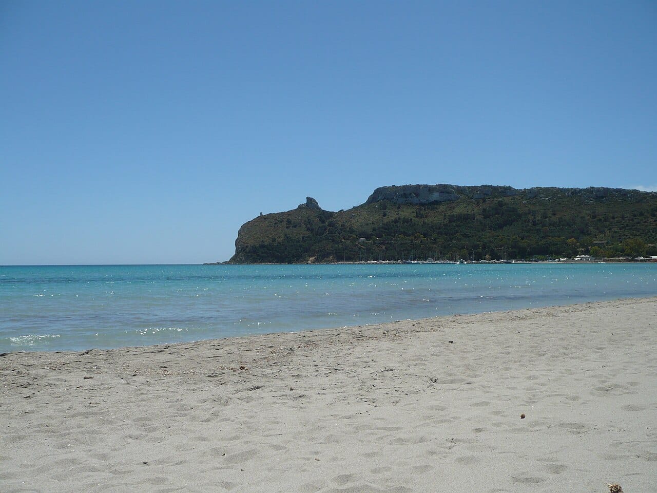 Poetto in Cagliari, Sardinia, Italy