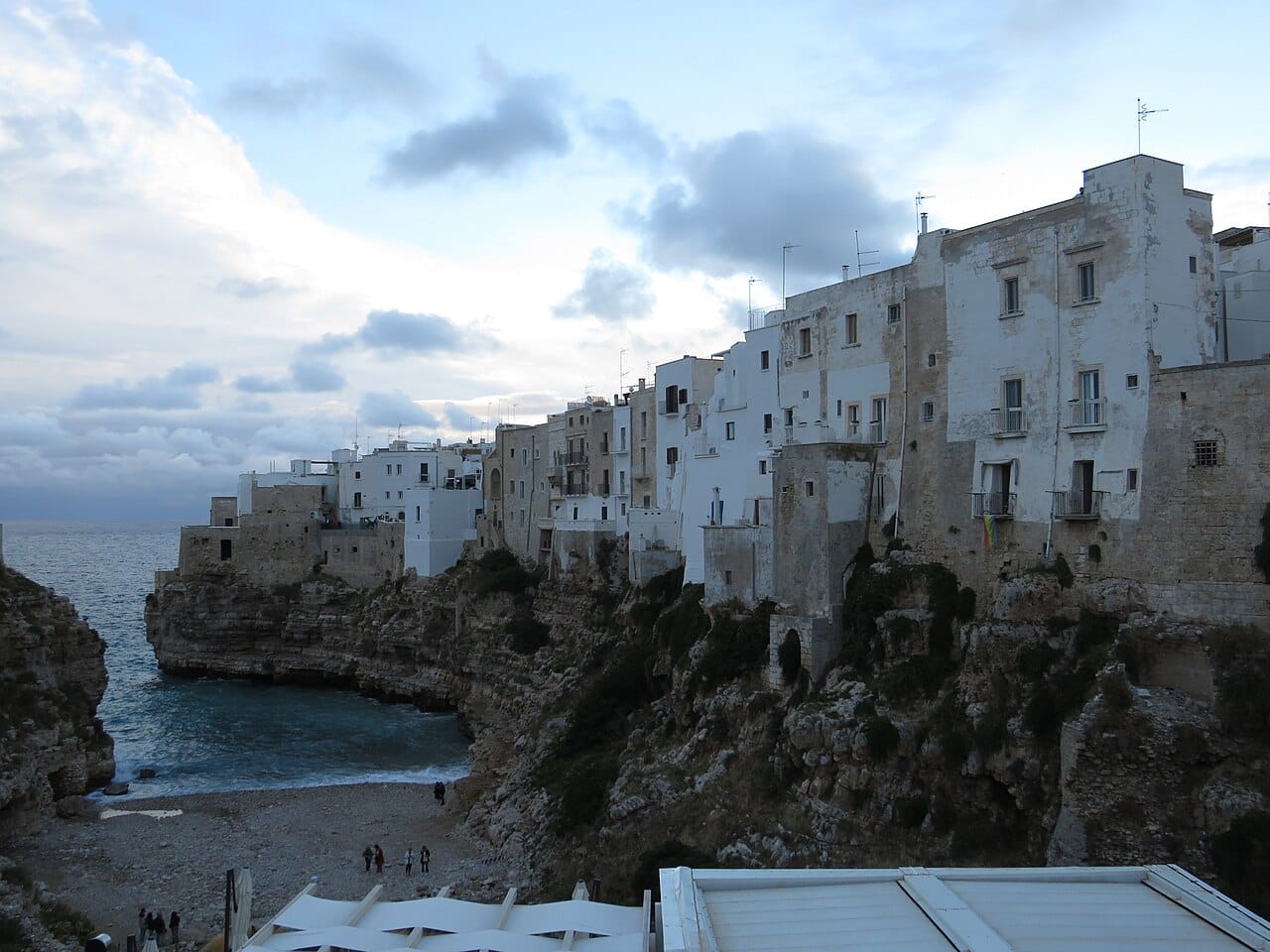 Polignano a Mare in Lama Monachile, Puglia, Italy