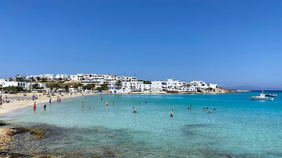 Pori Beach in Ano Koufonisi, Cyclades, Greece