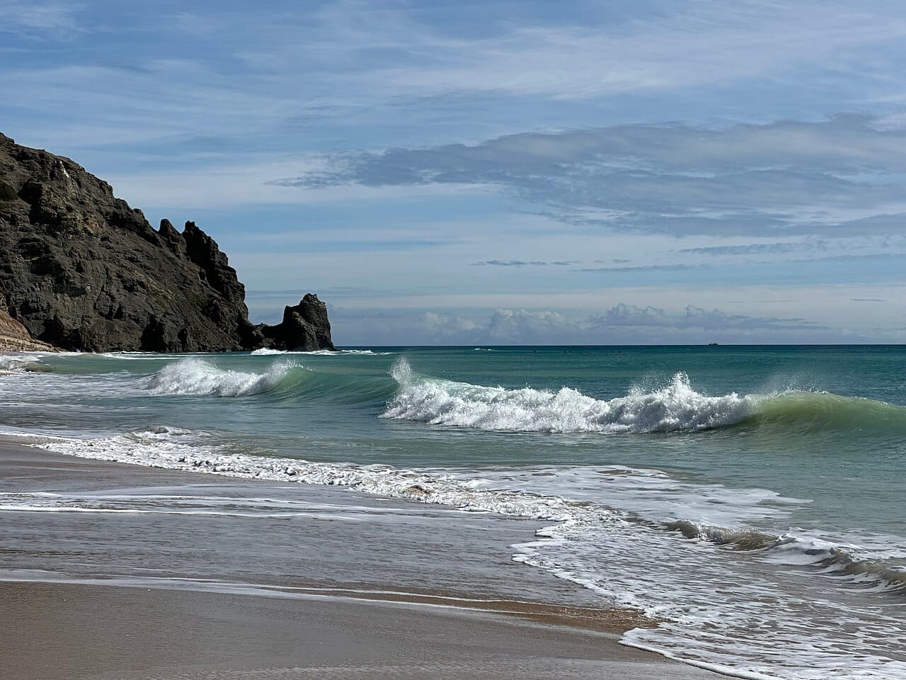 Praia da Luz in Luz, Algarve, Portugal