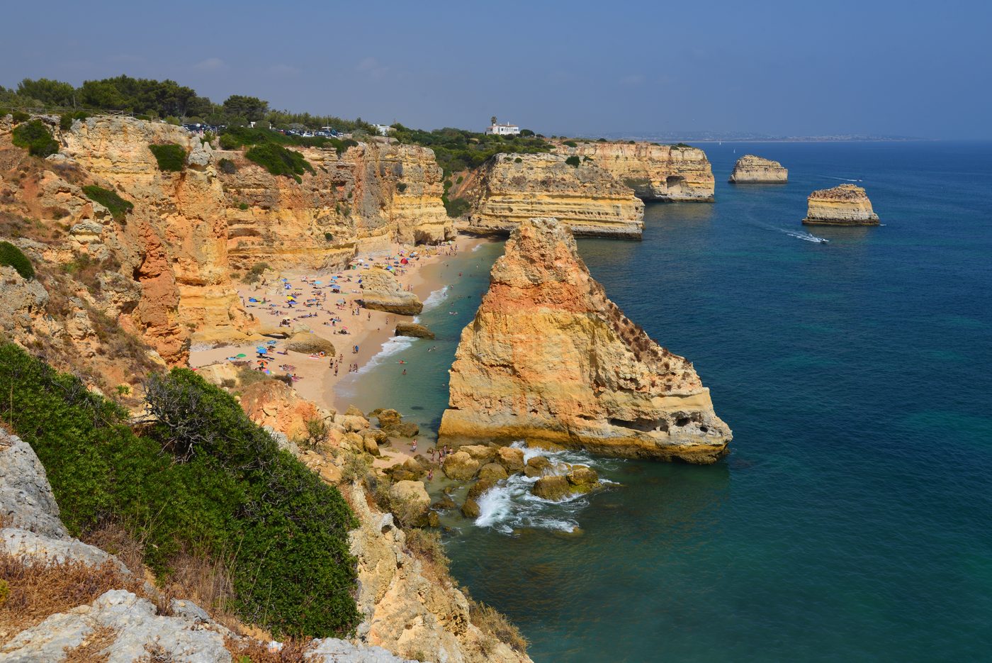 Praia da Marinha in Algarve, Portugal