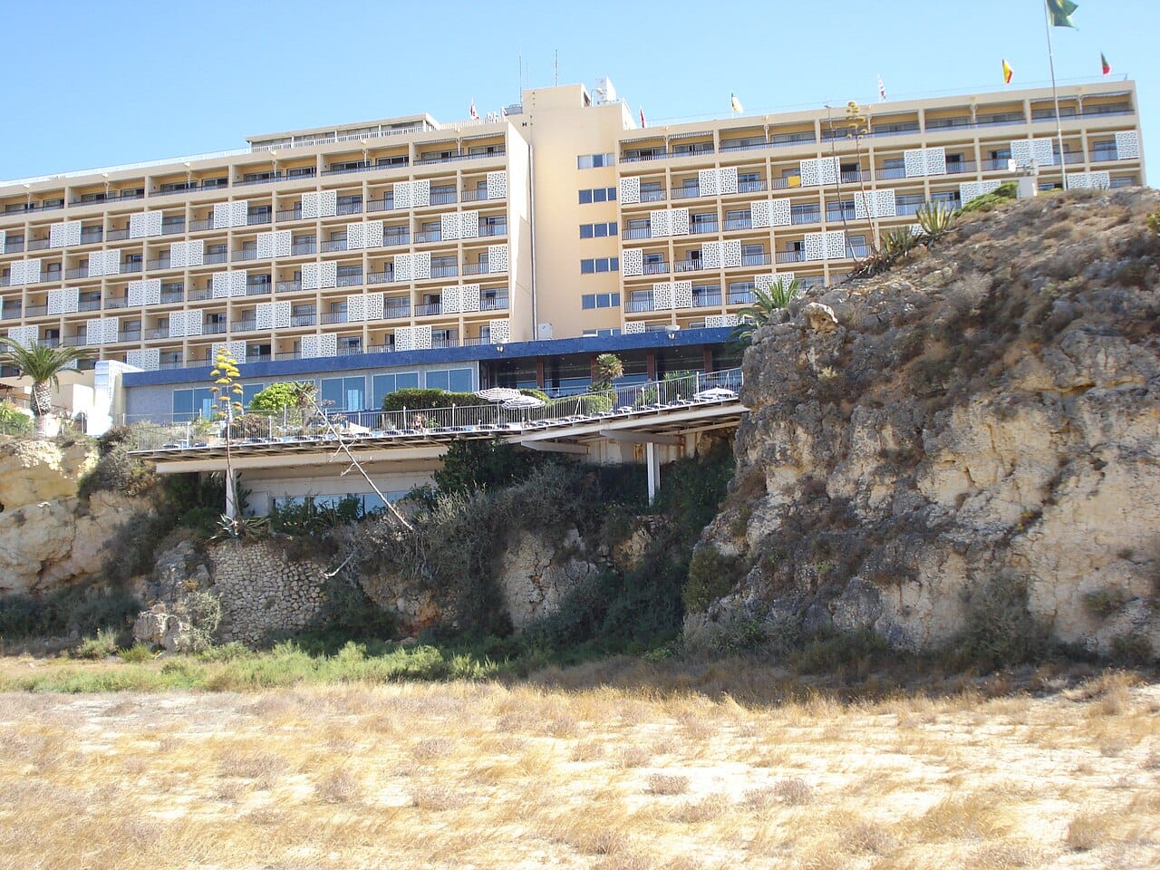 Praia da Rocha in Portimão, Algarve, Portugal