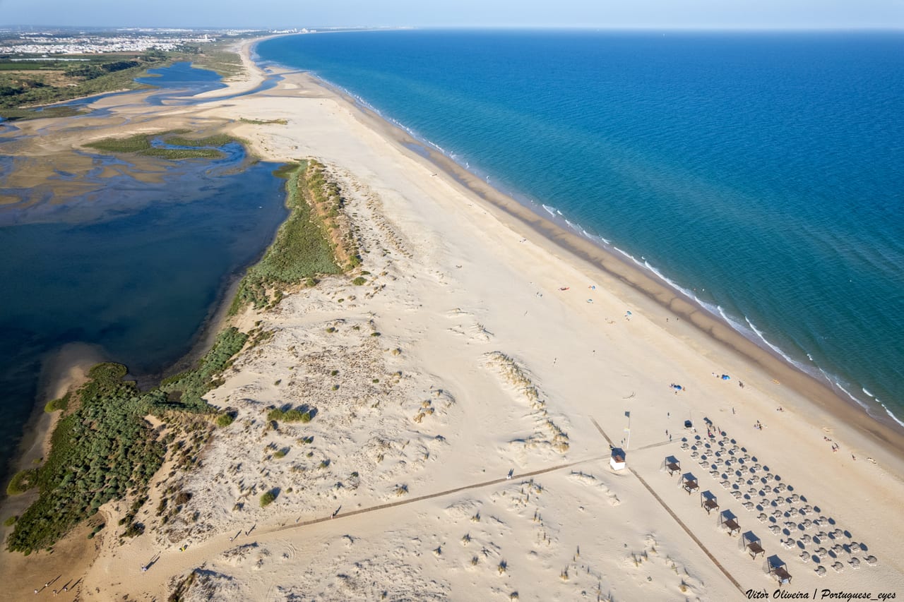 Praia de Cacela Velha in Cacela Velha, Algarve, Portugal