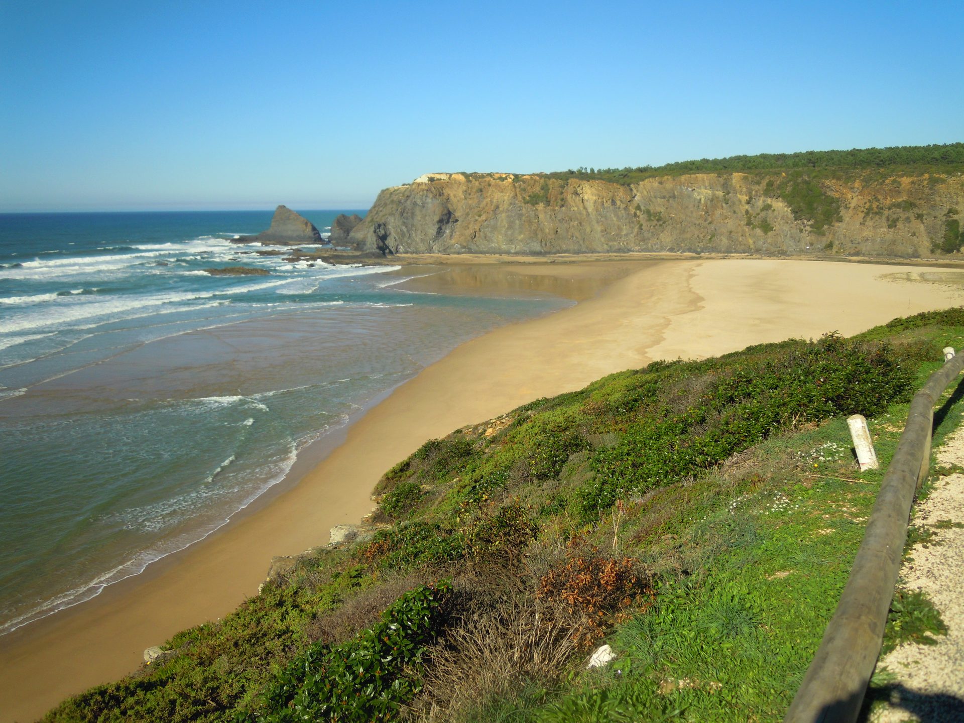 Praia de Odeceixe in Aljezur, Costa Vicentina, Portugal