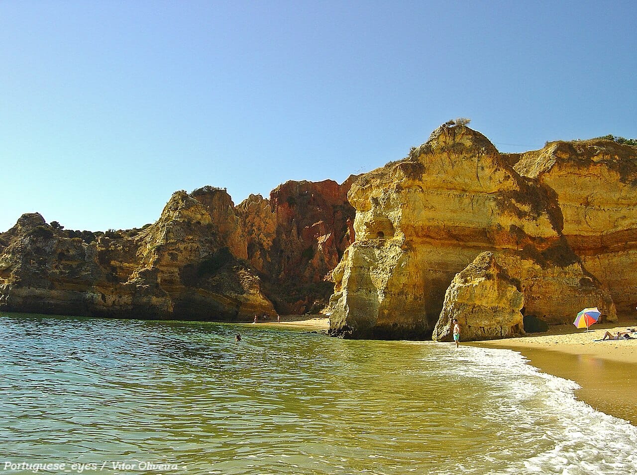 Praia Dona Ana in Lagos, Algarve, Portugal