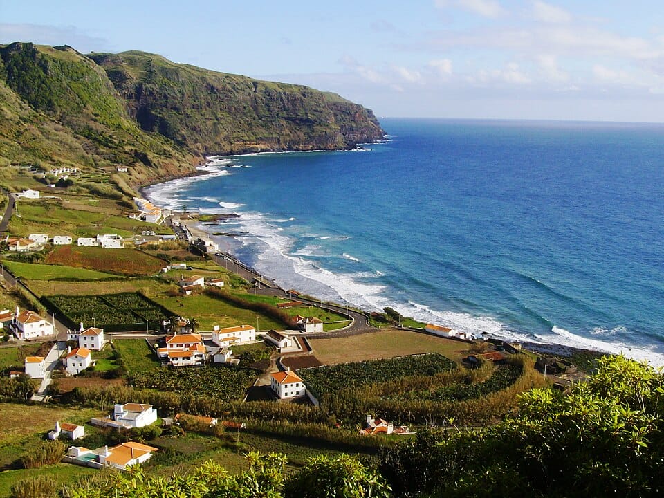 Praia Formosa in Santa Maria, Azores, Portugal