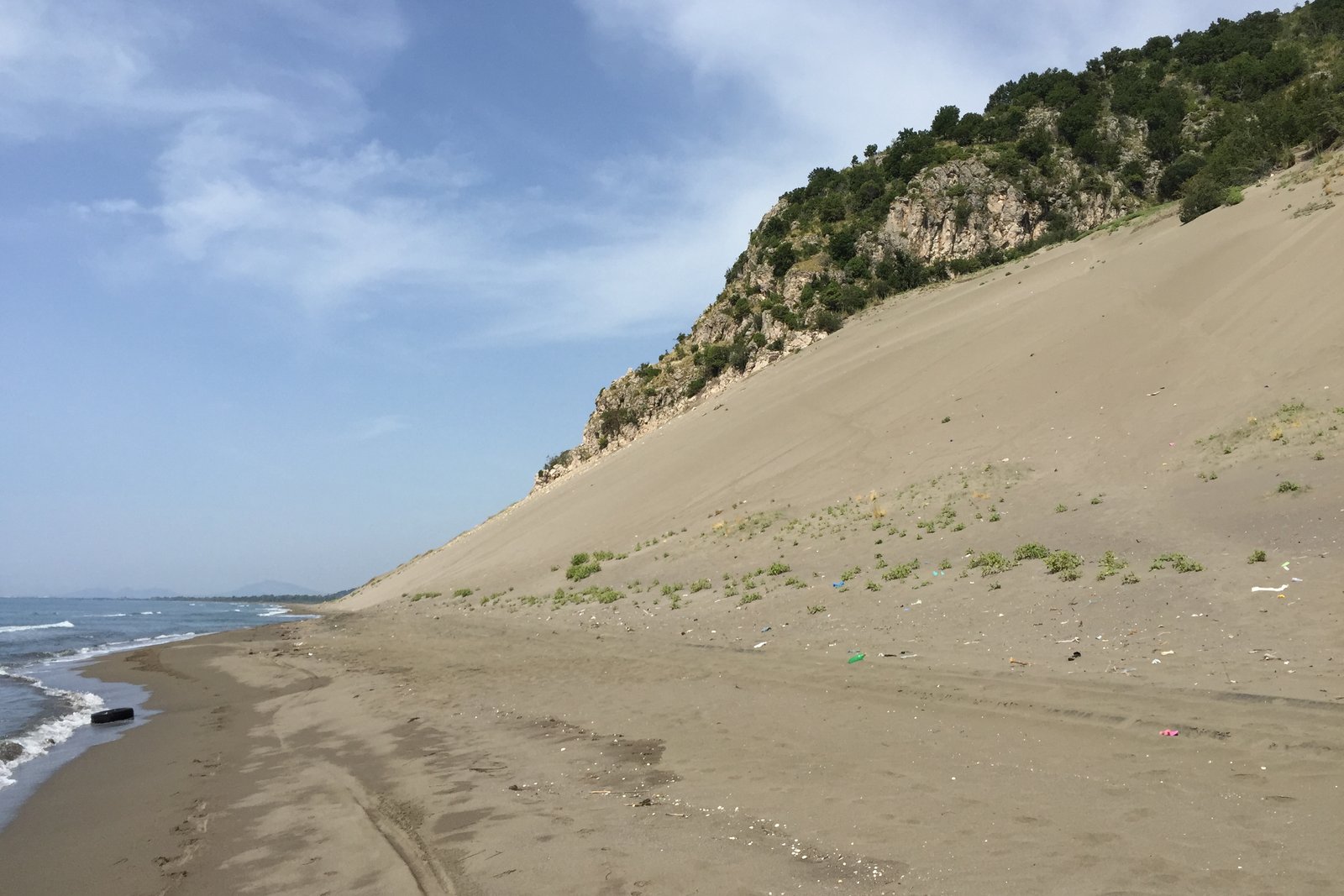 Rana e Hedhun in Shëngjin, Lezhë, Albania