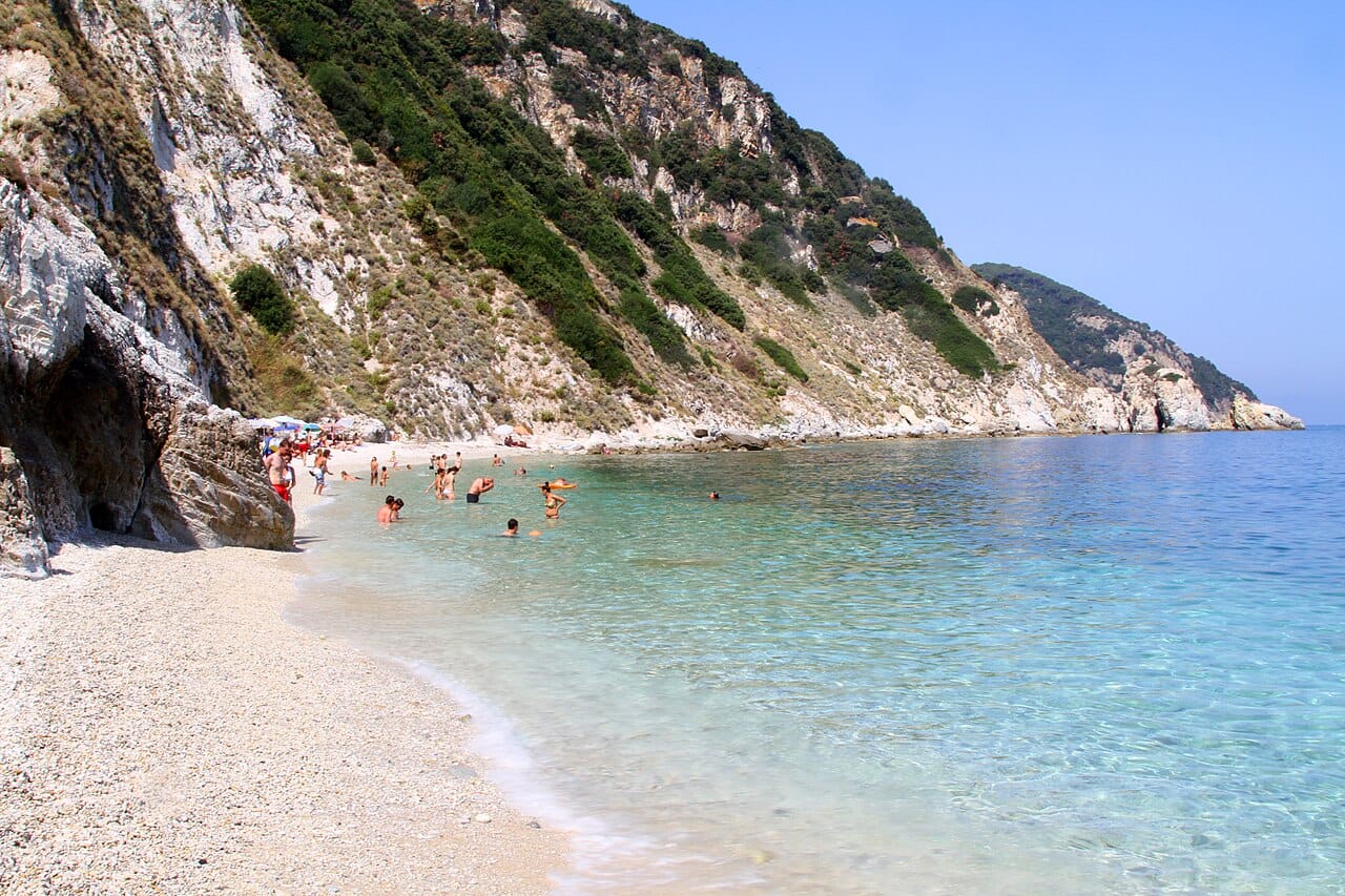 Spiaggia di Sansone in Portoferraio, Elba, Italy
