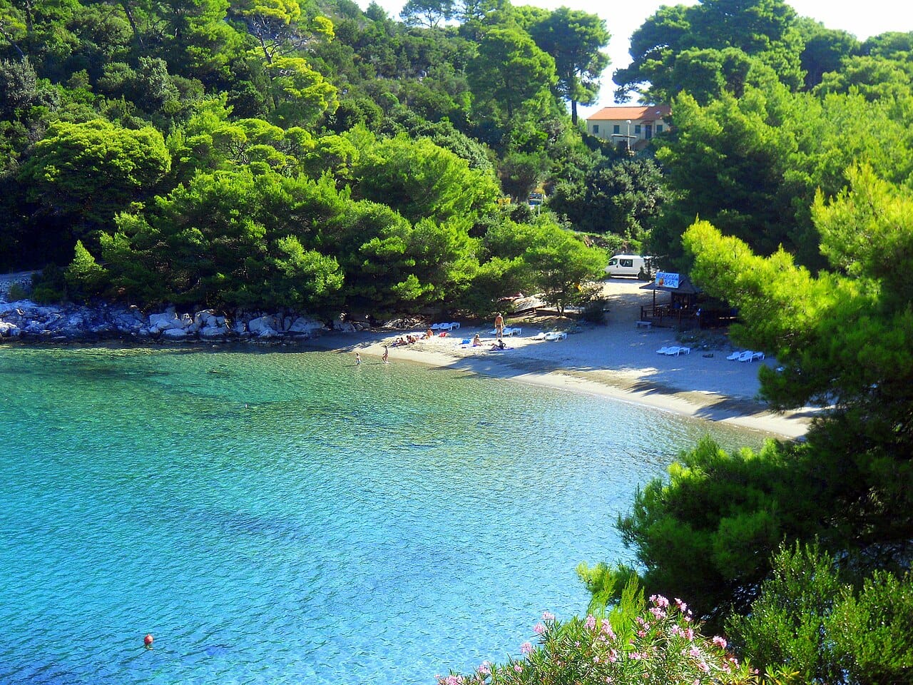Saplunara Beach in Mljet, Croatia