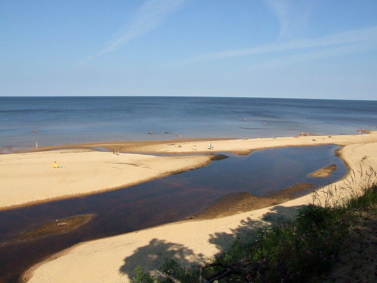 White Dune Beach in Saulkrasti, Gulf of Riga, Latvia