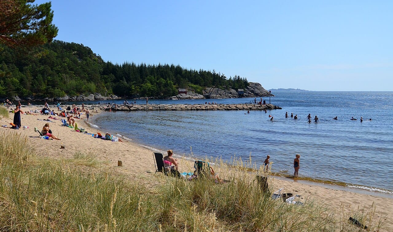 Sjosanden in Mandal, Southern Norway