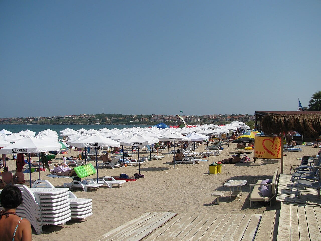 Harmanite Beach in Sozopol, Bulgaria