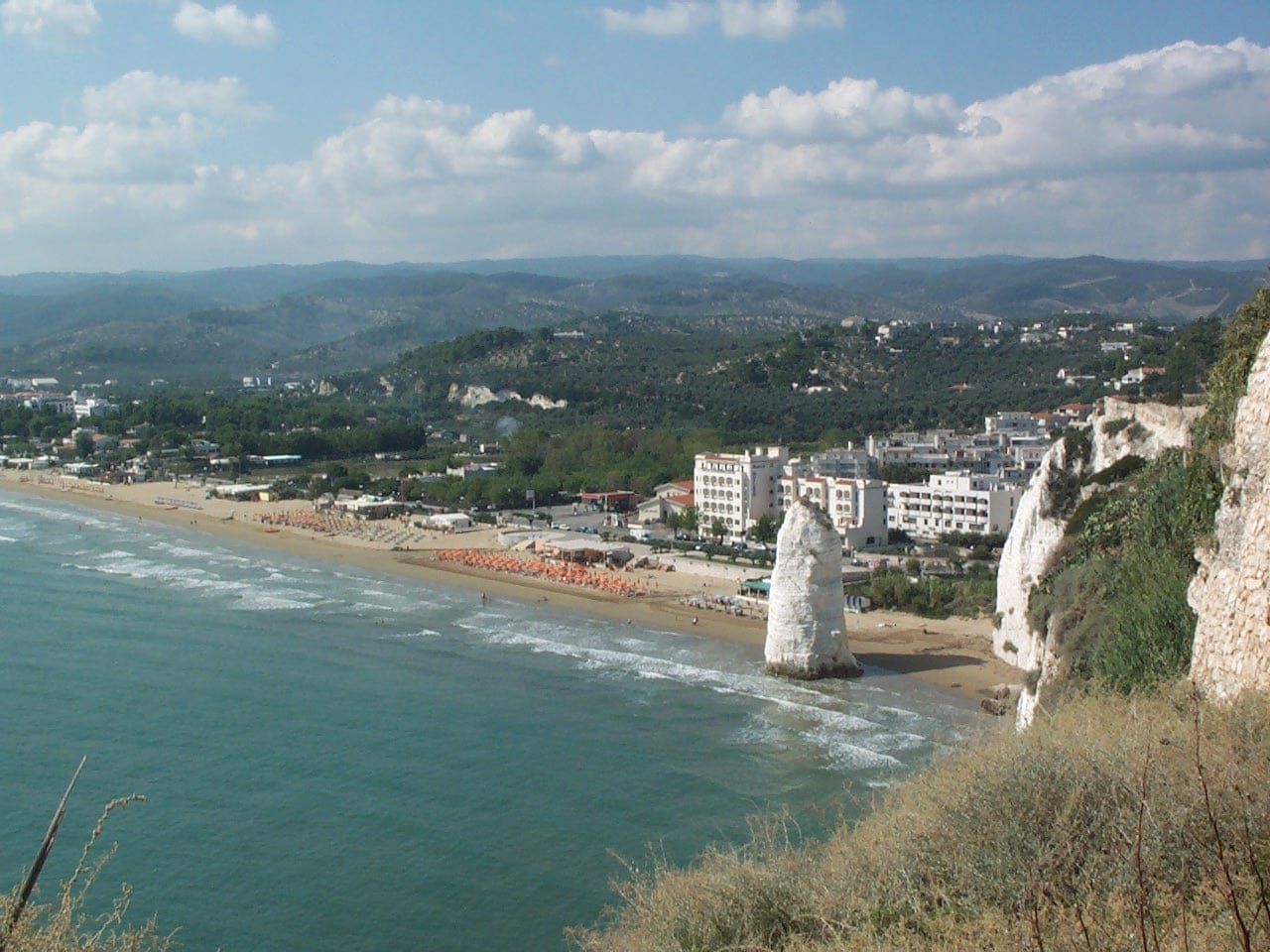 Spiaggia di Pizzomunno in Vieste, Puglia, Italy