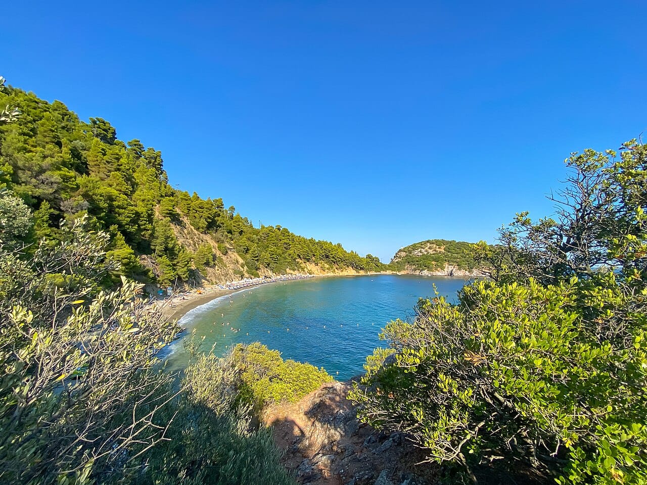 Stafylos Beach in Skopelos, Greece