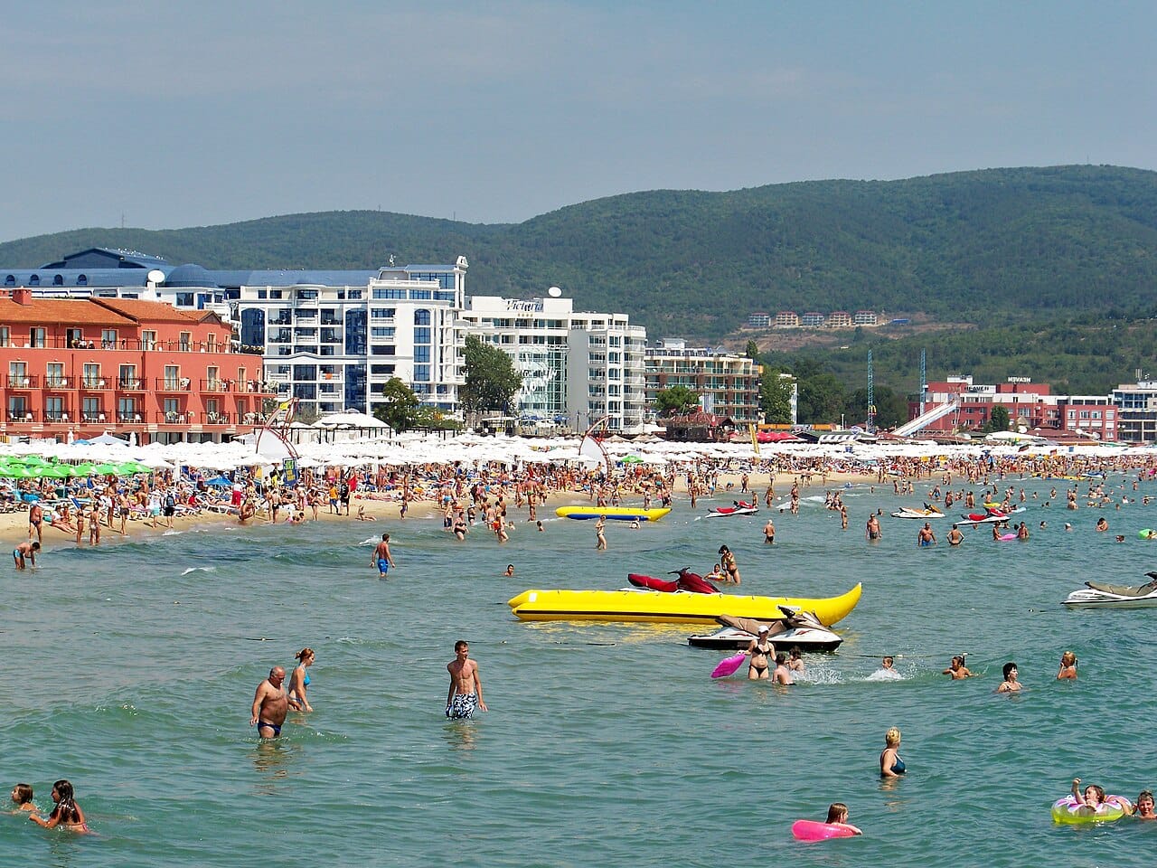 Sunny Beach in Nesebar, Bulgaria