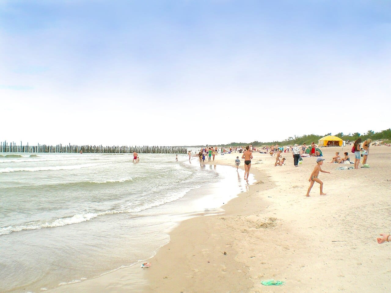 Šventoji Beach in Šventoji, Palanga, Lithuania