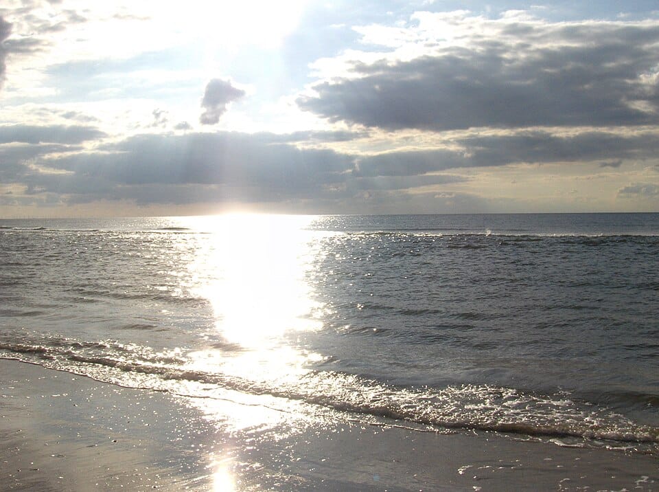 Vejers Strand in West Jutland, Denmark