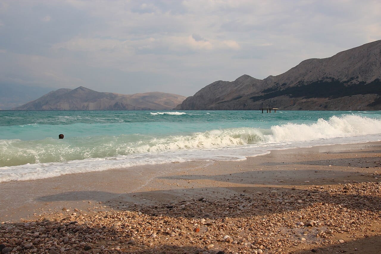 Vela Plaža in Baška, Krk, Croatia