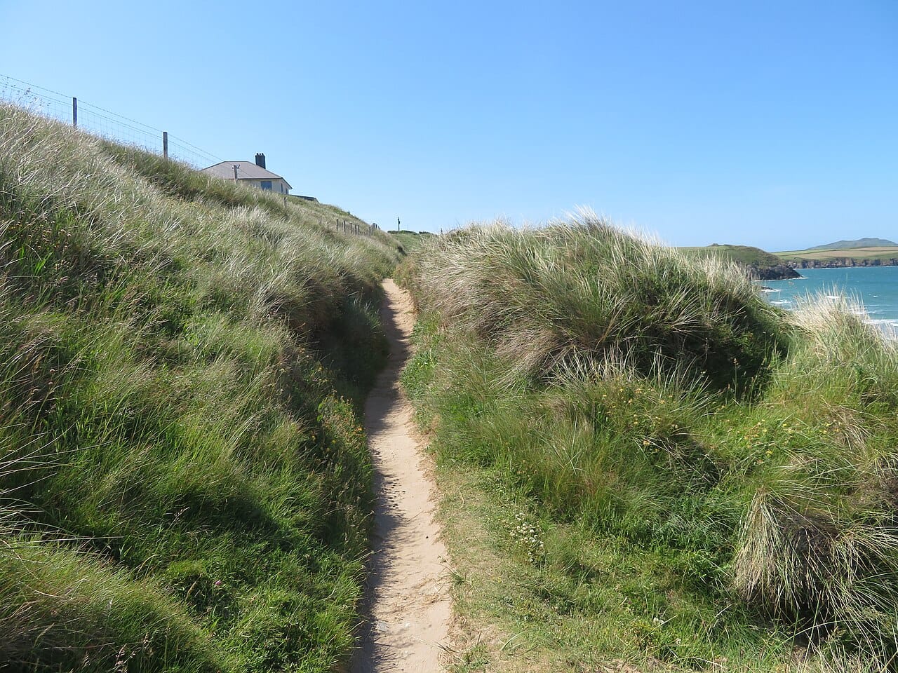 Whitesands Bay in Pembrokeshire, Wales, United Kingdom