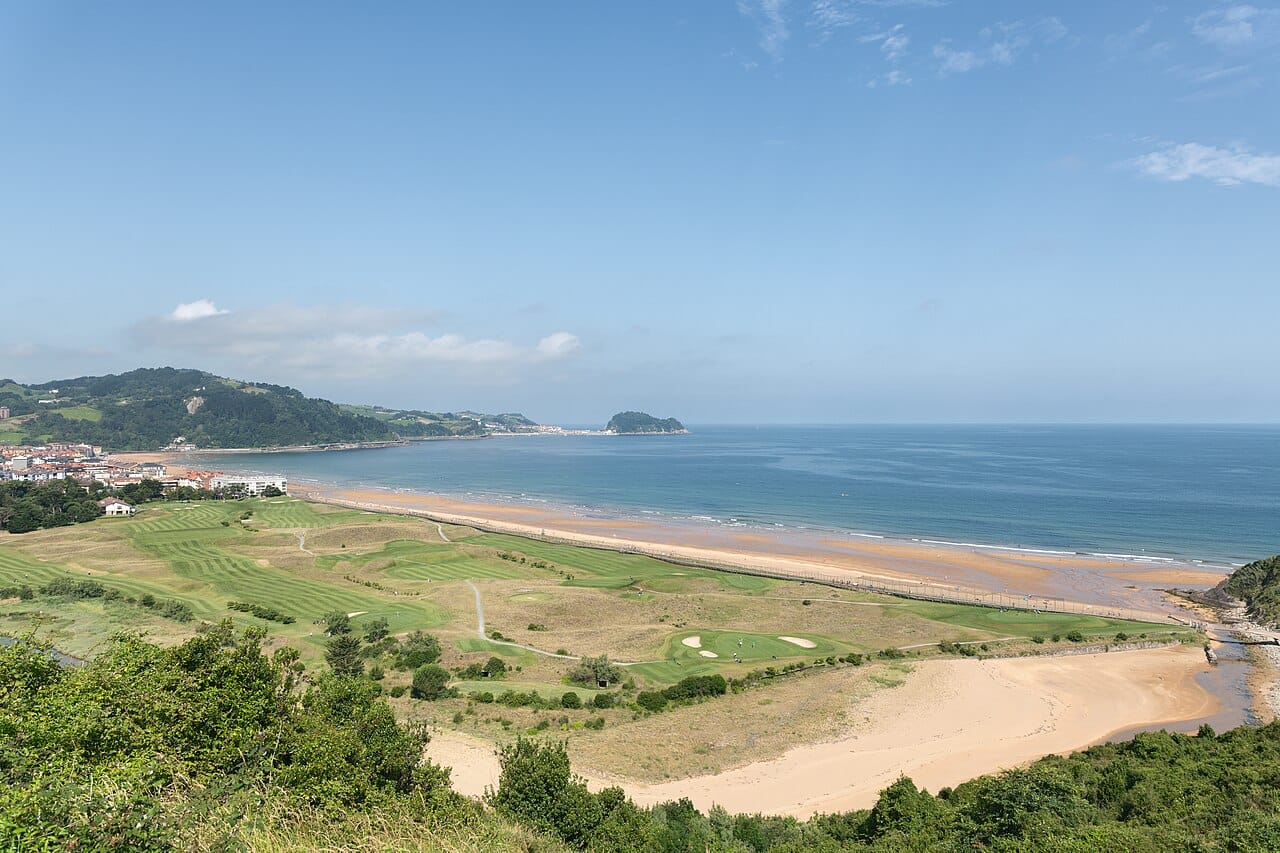 Zarautz in Basque Country, Spain